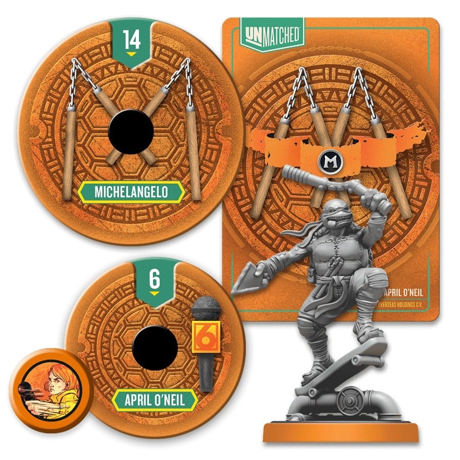 Unmatched Adventures: Teenage Mutant Ninja Turtles Pizza-Rama Edition Board Game