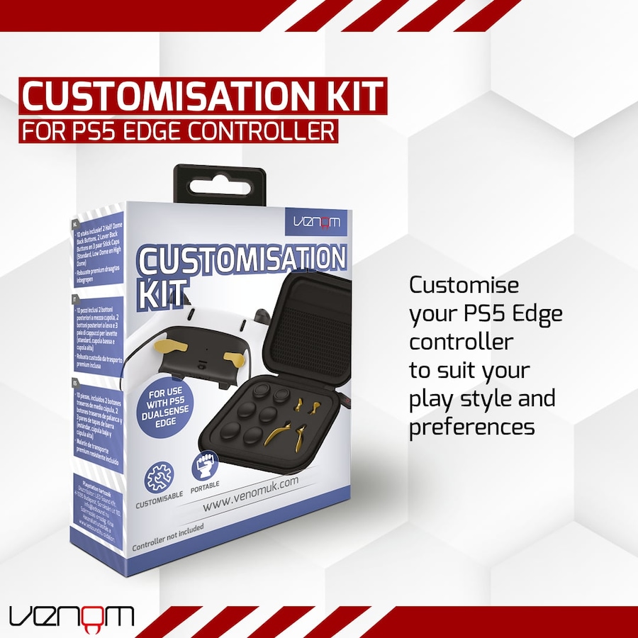 Customisation Kit Buy Venom Customisation Kit for PlayStation 5 Dualsense Edge Controller ...
