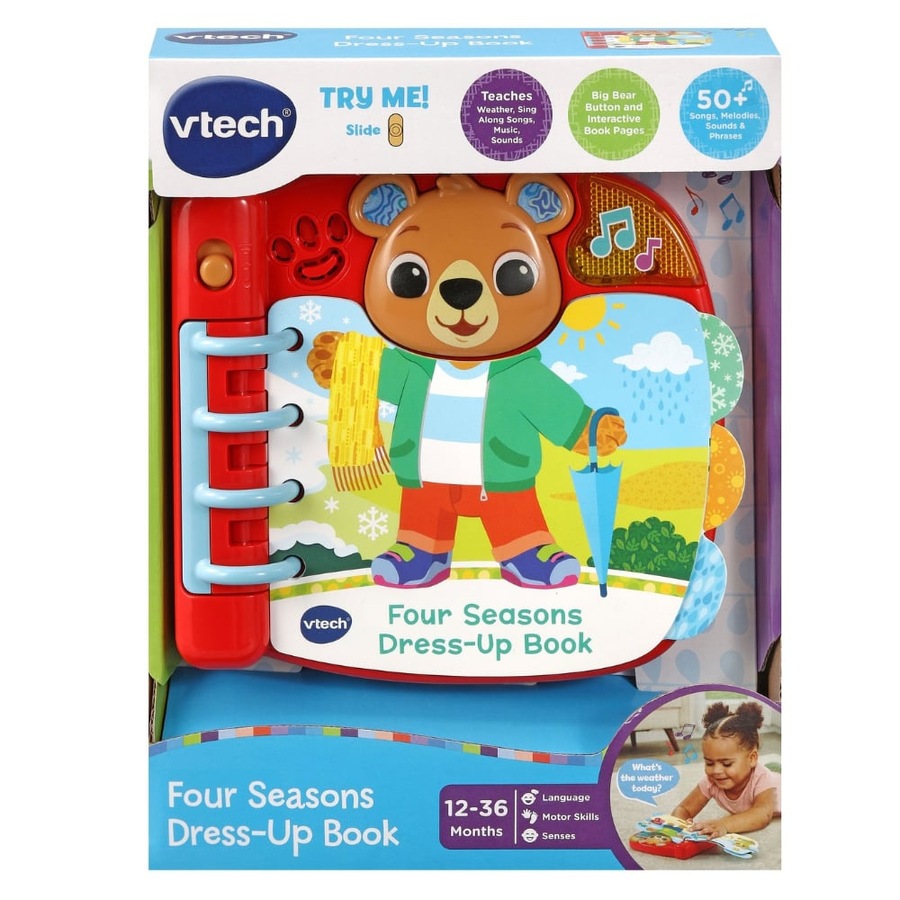 Buy VTech Four Seasons Dress-Up Book - Everyday Rewards Shop