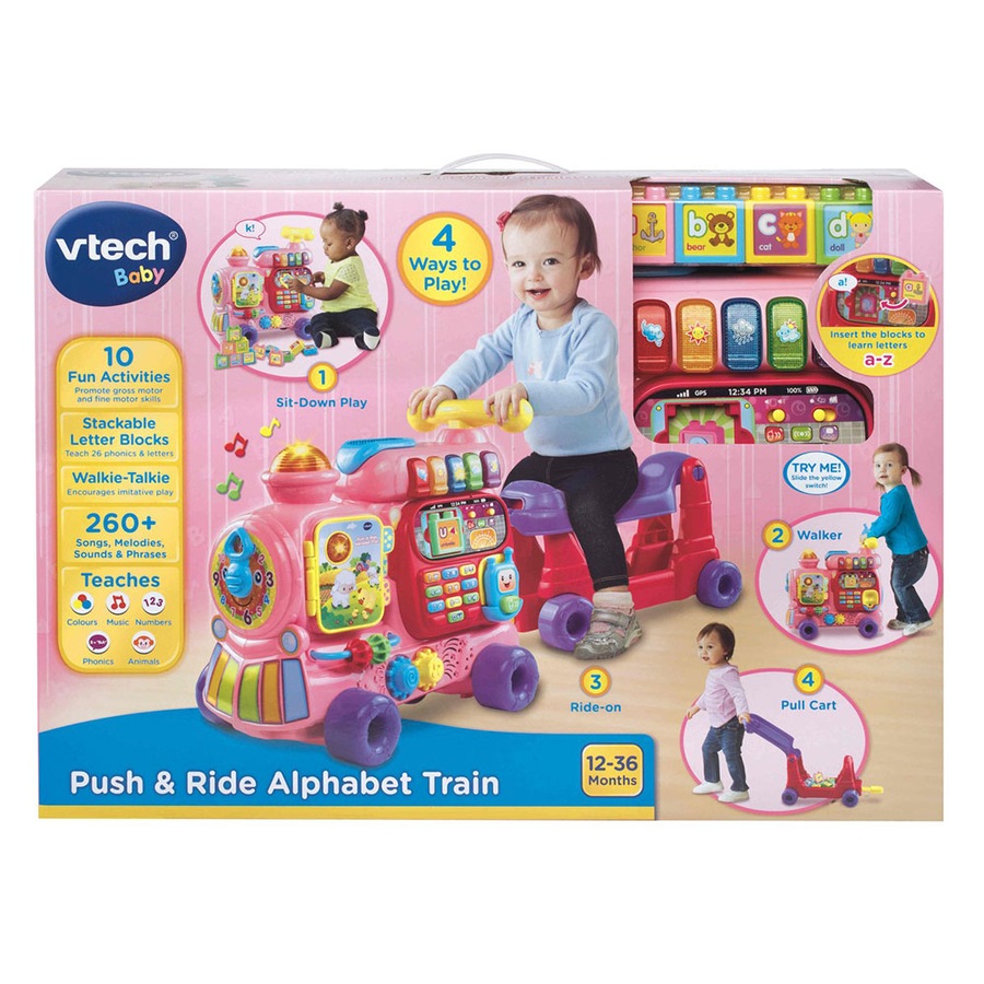Buy VTech Push and Ride Alphabet Train Playset - Everyday Rewards Shop
