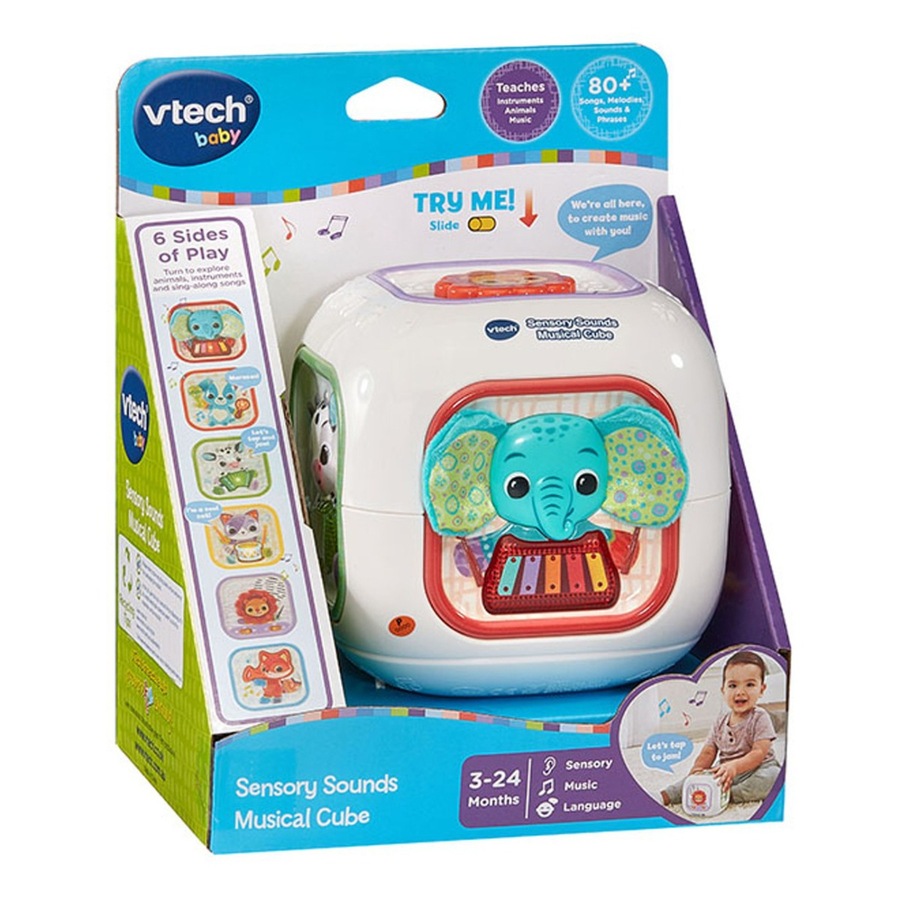 Buy Vtech Sensory Sounds Musical Cube - Everyday Rewards Shop
