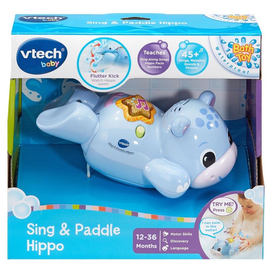 Buy Vtech Sing and Paddle Hippo - Everyday Rewards Shop