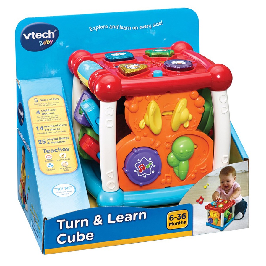 Buy Vtech Turn and Learn Cube Educational Toy - Everyday Rewards Shop