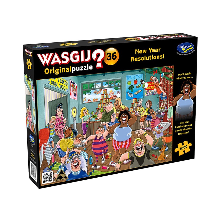 Wasgij Original #36 New Year Resolutions 1000 Piece Jigsaw Puzzle