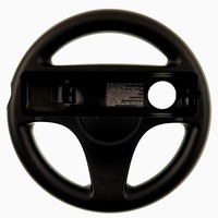 Wii Wheel Black [Pre-Owned]