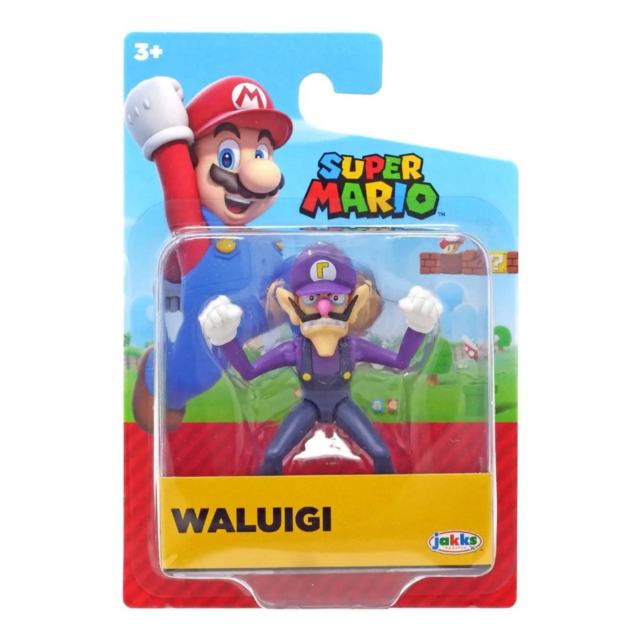 World Of Nintendo Super Mario 2.5 inch Figure Waluigi