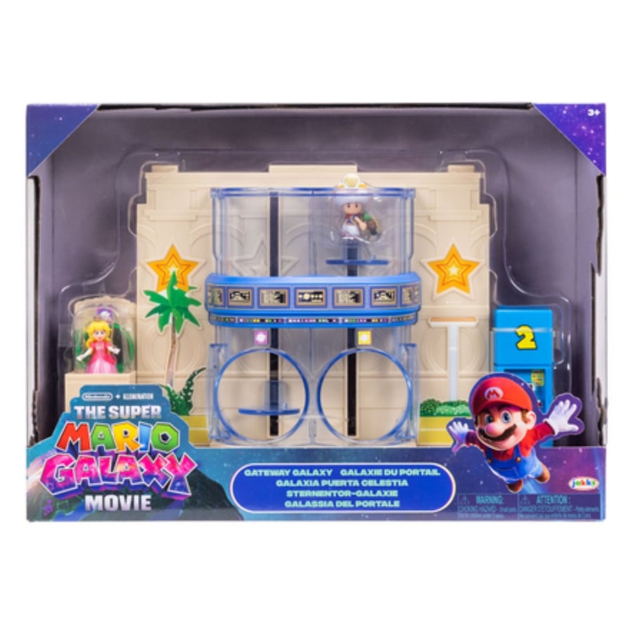 World of Nintendo The Super Mario Galaxy Movie Gateway Galaxy Playset