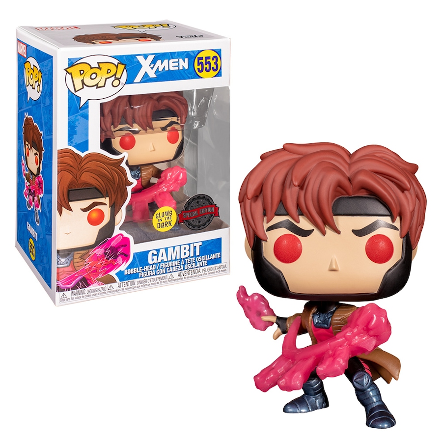 X-Men Gambit Glow in the Dark US Exclusive Funko POP! Vinyl