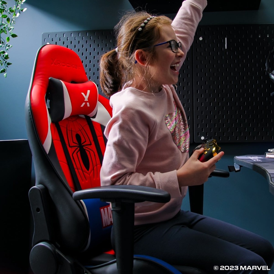 X Rocker Champion Compact Office Gaming Chair - Spider-Man