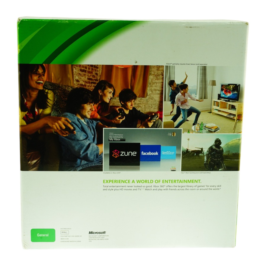 Xbox 360 Slim Console 250GB (Matte Black)