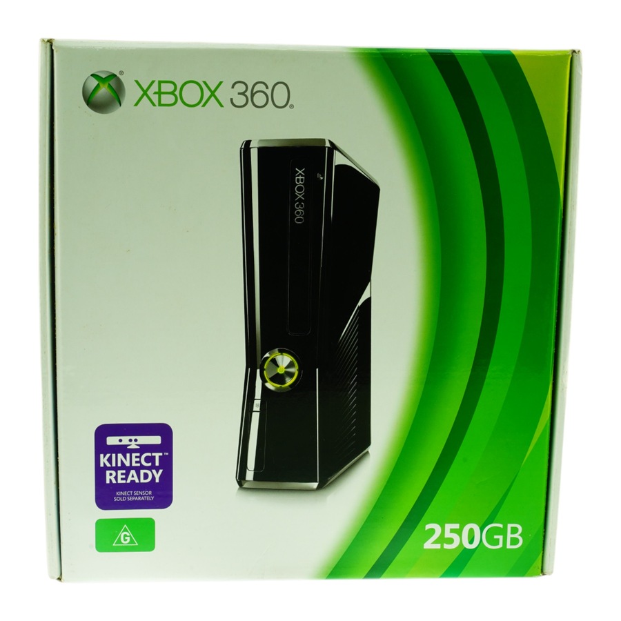 Xbox 360 Slim Console 250GB (Matte Black)