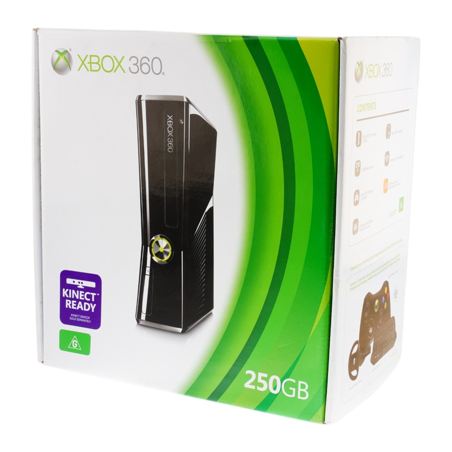 Xbox 360 Slim Console 250GB (Matte Black)
