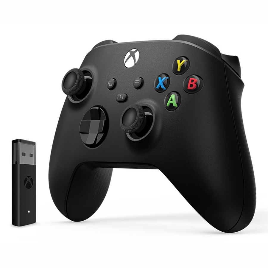 Xbox Wireless Controller + Wireless Adapter (Carbon Black)