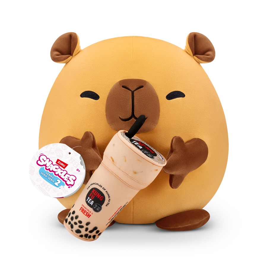 Buy Zuru Snackles Series 2 Kung Fu Tea Spencer Capybara 8 inch Plush ...
