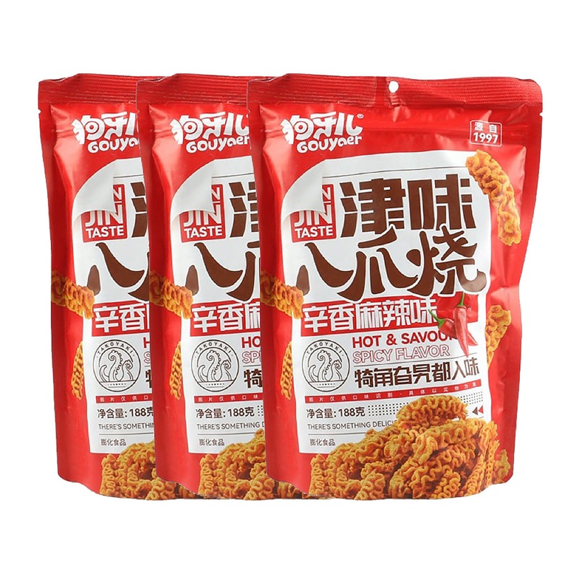 Buy Gouyaer Snack Spicy and Spicy Flavor 188g X3pack - MyDeal