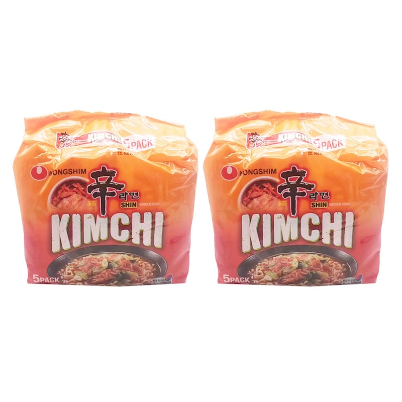 Buy Nongshim Spicy Kimchi Noodles 120gx5bagsx2pack Mydeal