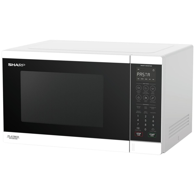 Buy Sharp 1200W Flatbed Microwave White MyDeal