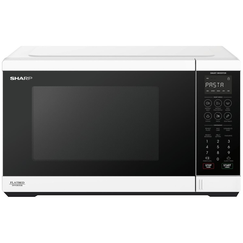 Buy Sharp 1200W Flatbed Microwave White MyDeal