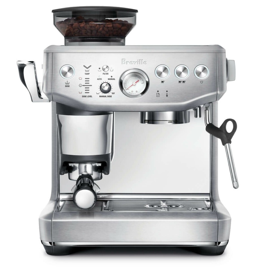 Breville Barista Express Impress Coffee Machine Stainless Steel