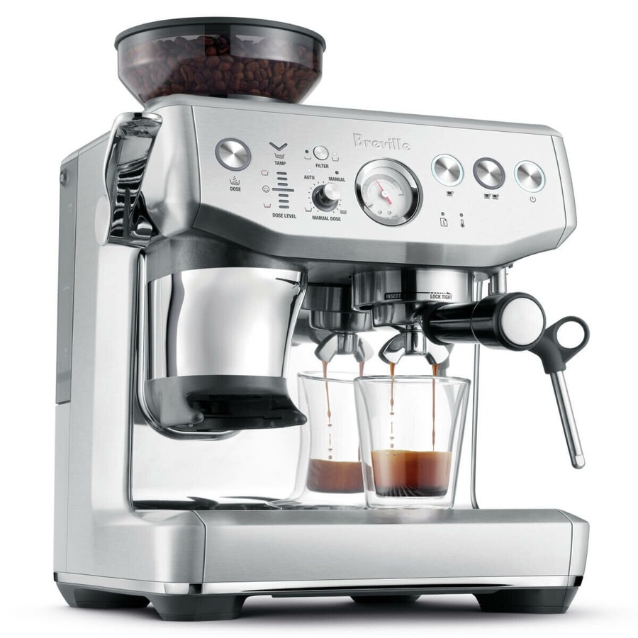 Breville Barista Express Impress Coffee Machine Stainless Steel