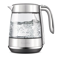 Breville the Crystal Luxe 1.7L Glass Kettle Brushed Stainless Steel
