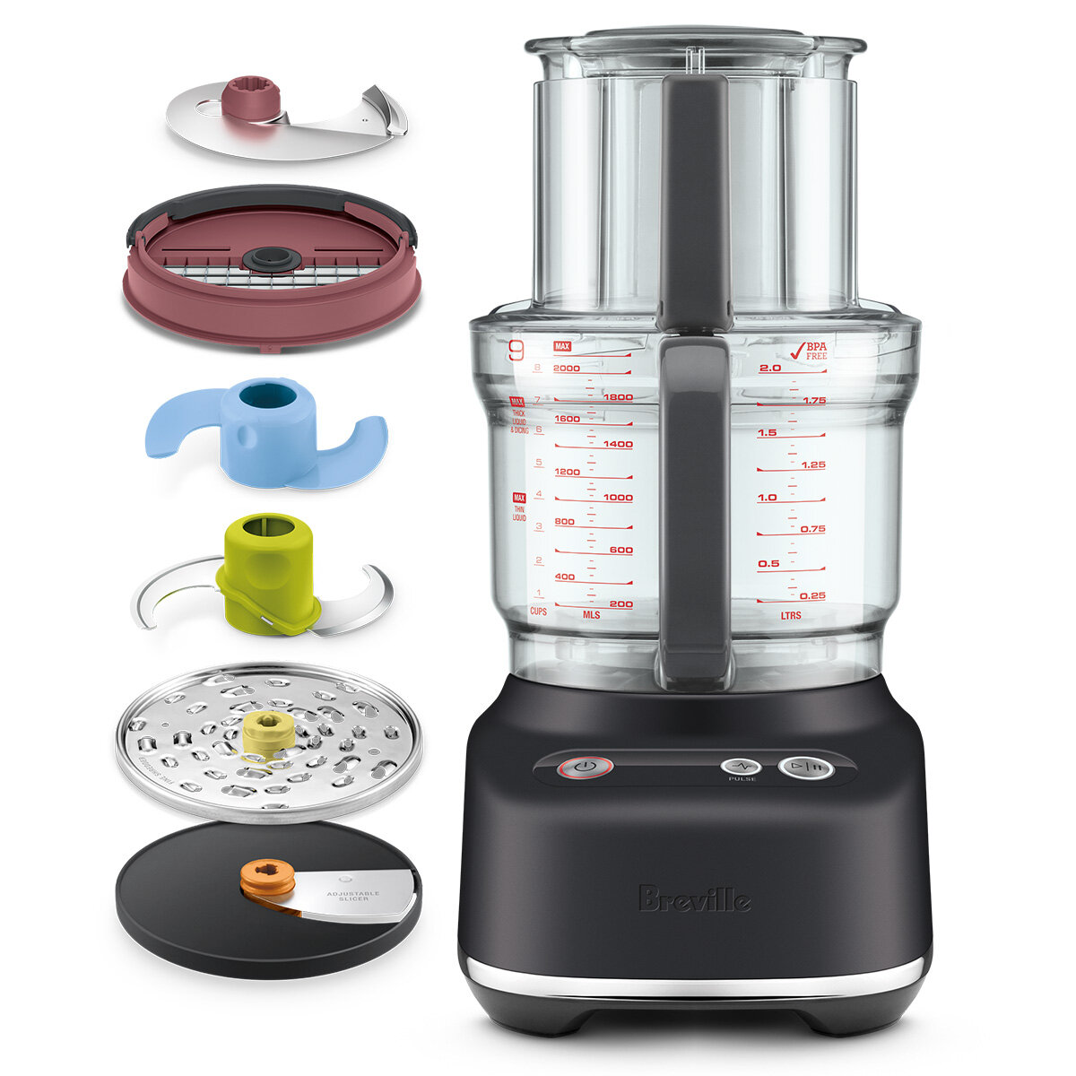 Breville the Paradice 9 Food Processor Black Truffle