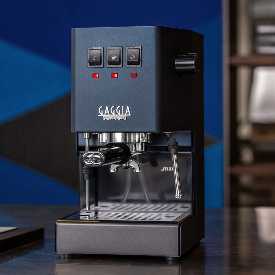 Gaggia Classic E24 Coffee Machine Blue