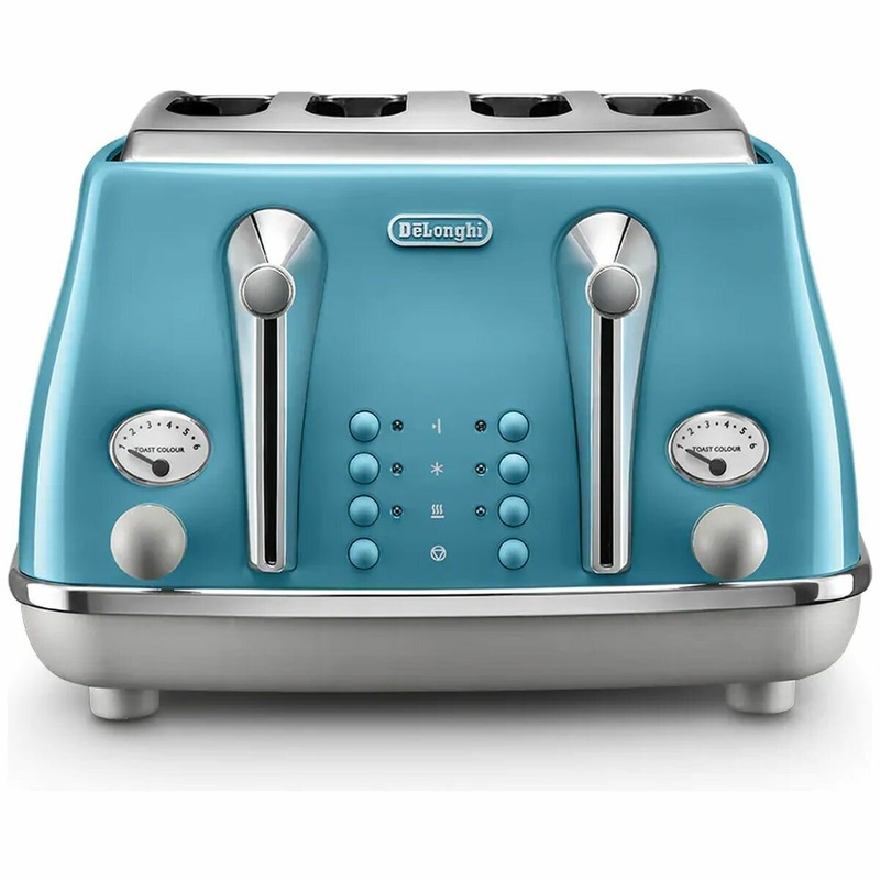 Buy De'Longhi Icona Capitals Four Slice Toaster Lisbon Azure MyDeal