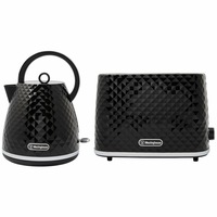 Westinghouse Kettle & Toaster Set Black