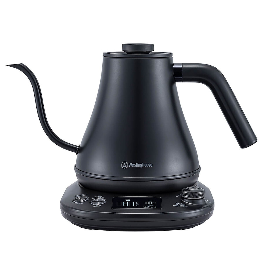 Westinghouse 0.8L Gooseneck Kettle Black