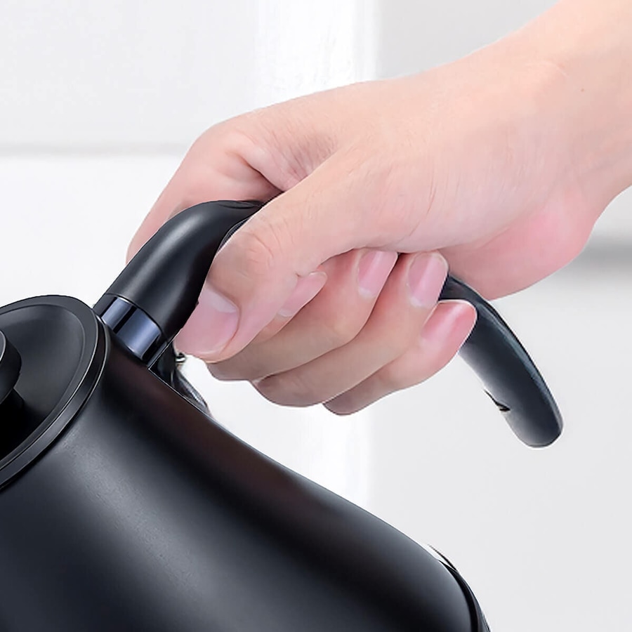 Westinghouse 0.8L Gooseneck Kettle Black