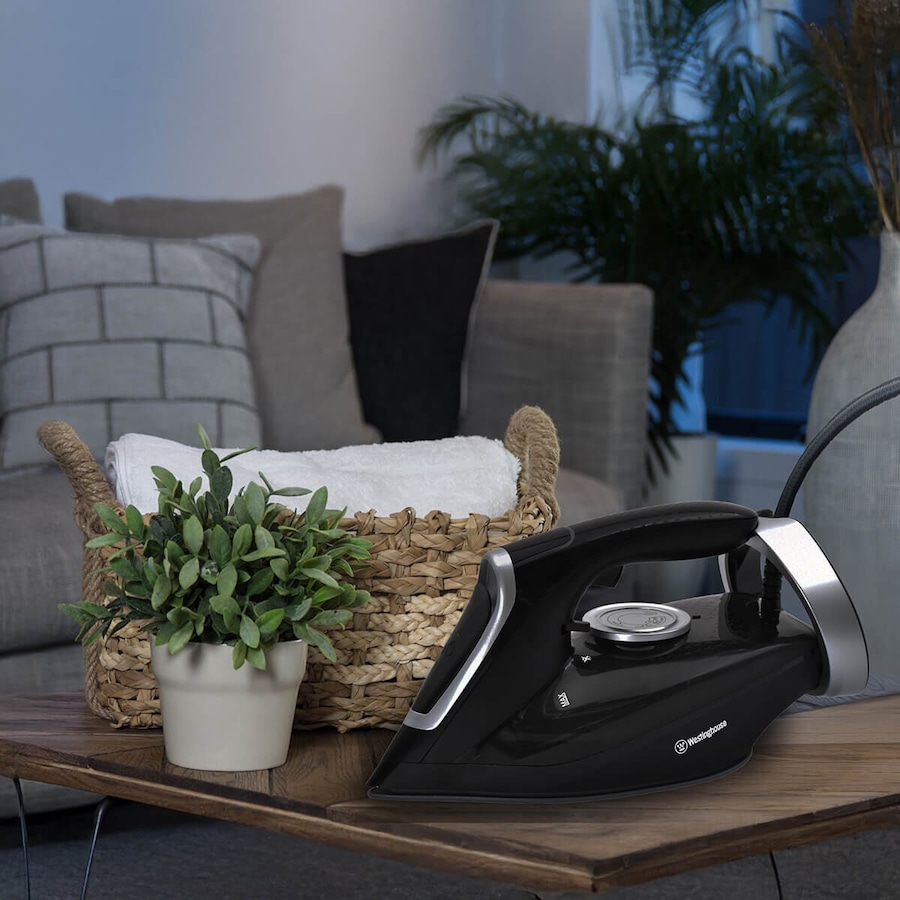 Westinghouse 300ml Steam Iron Black and Silver