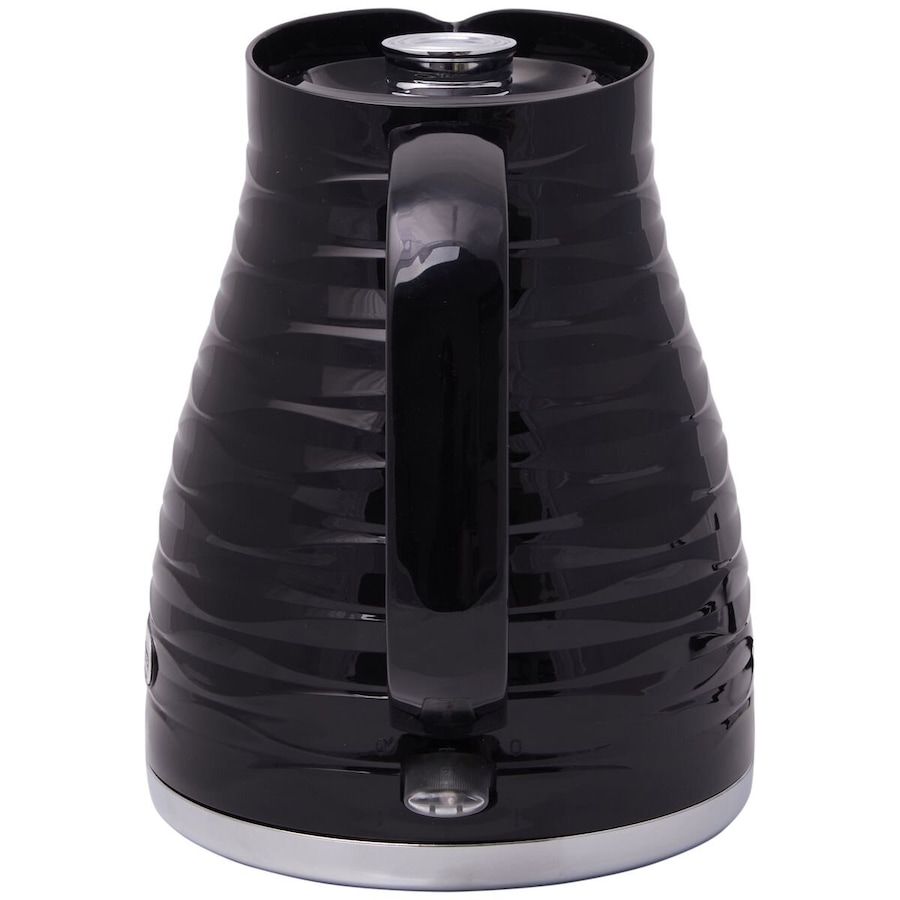 Westinghouse Kettle and Toaster Pack Black Silver 1.7L Kettle, 4 Slice Toaster