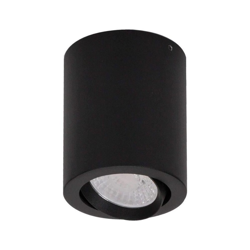 Buy Domus Neo 10 Sm Tilt 10w Led Dimmable Tiltable Surface Mount Downlight Black 5000k Mydeal 1855