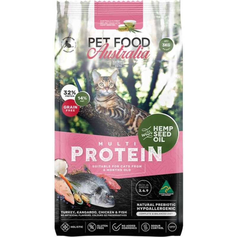 Buy Pet Food Australia Chicken & Ocean Fish Dry Cat Dry Food 3kg MyDeal