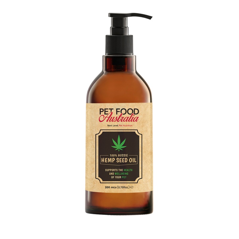 Buy Pet Food Australia Hemp Seed Oil 200ml MyDeal