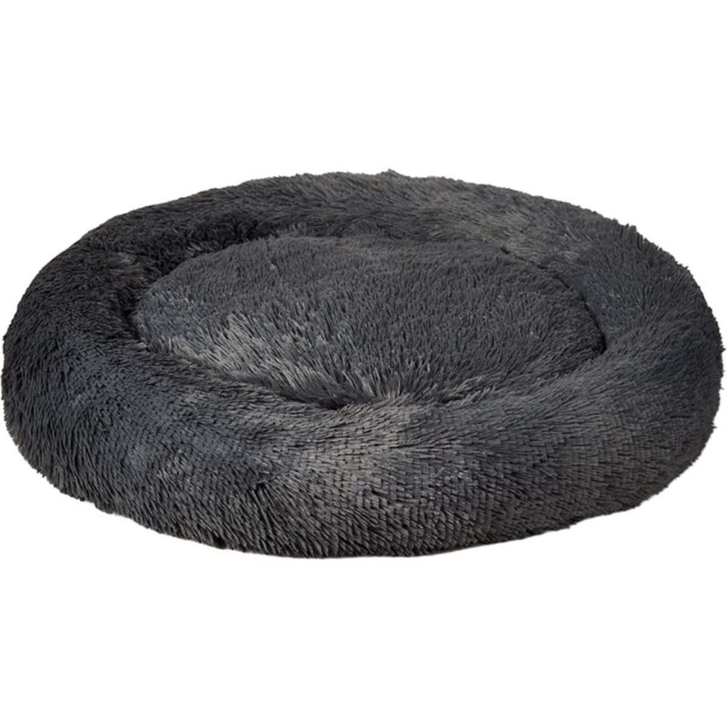 Buy Pet Parlour Australian Made Fur King Calming Dog Bed M 80CM Grey