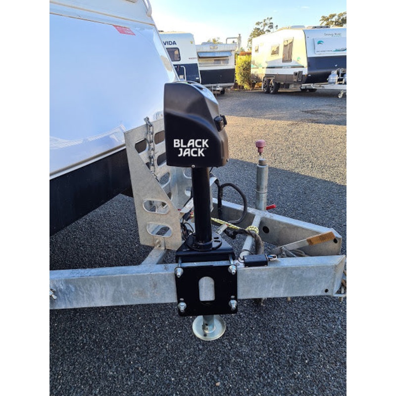 Buy Black Jack Electric Caravan Trailer Jack MyDeal