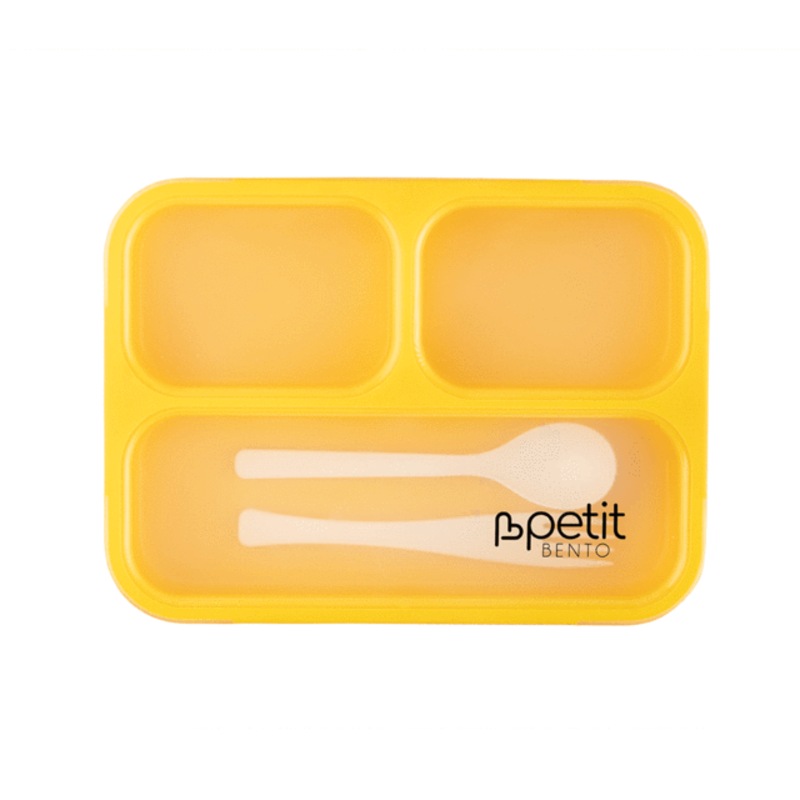 Buy Maxi Petit Lunch box 3 Compartments 1000ml Leakproof with Fork