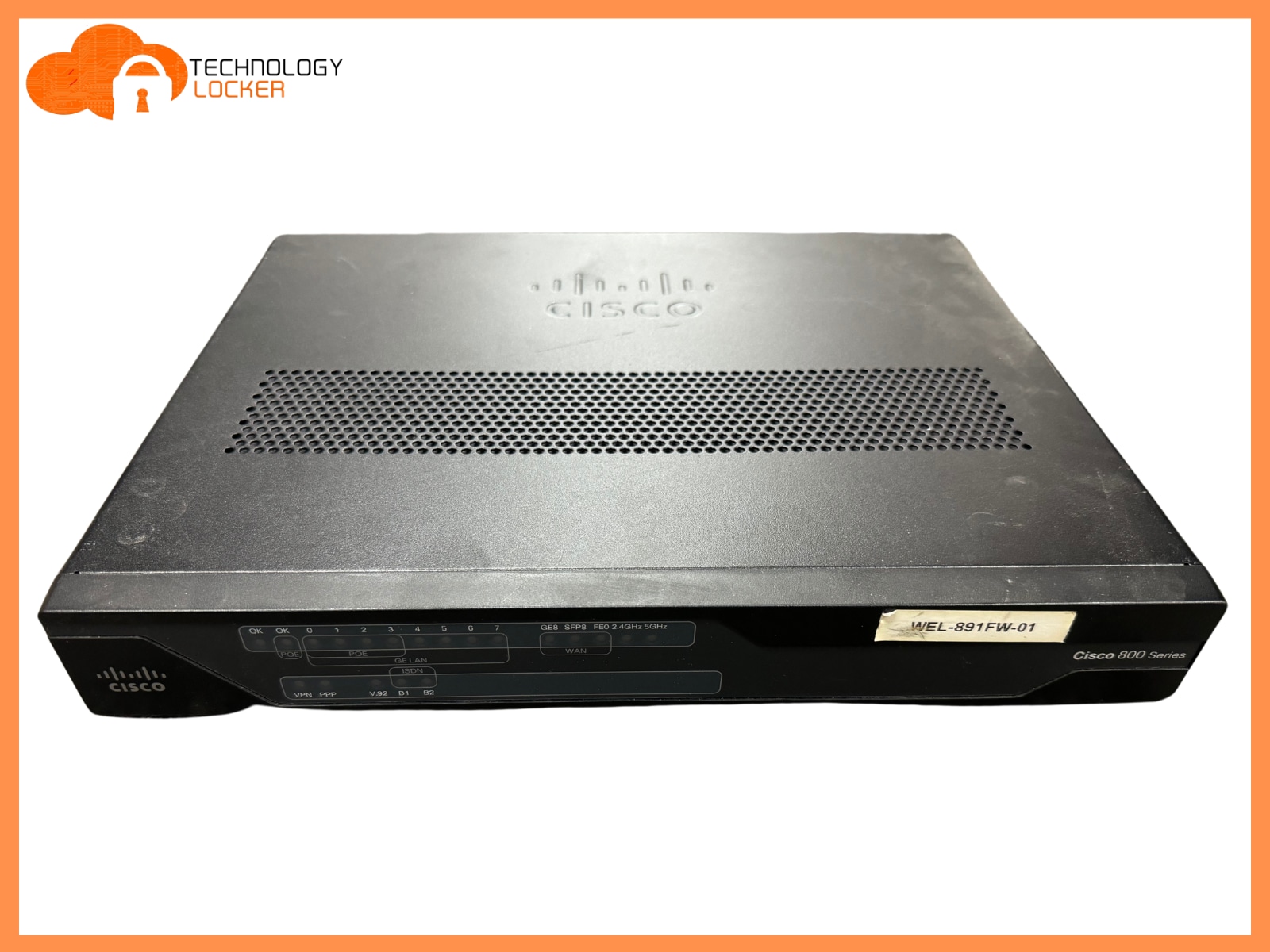 Buy Cisco 891FW Integrated Services Router with Firewall, 8-Port GE LAN ...