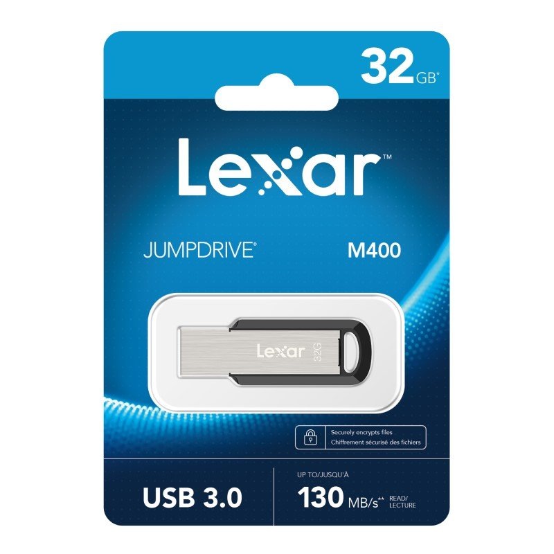 Buy Lexar JumpDrive M400 USB 3.0 Flash Drive 32GB - MyDeal