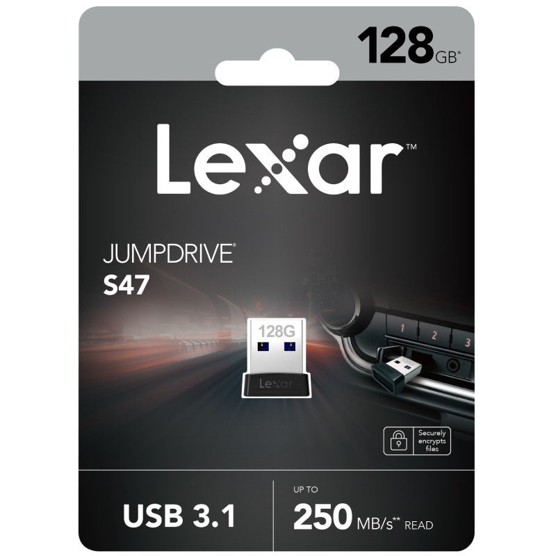 Buy Lexar Jumpdrive S47 Plug N Stay Usb 31 Flash Drive 128gb Mydeal