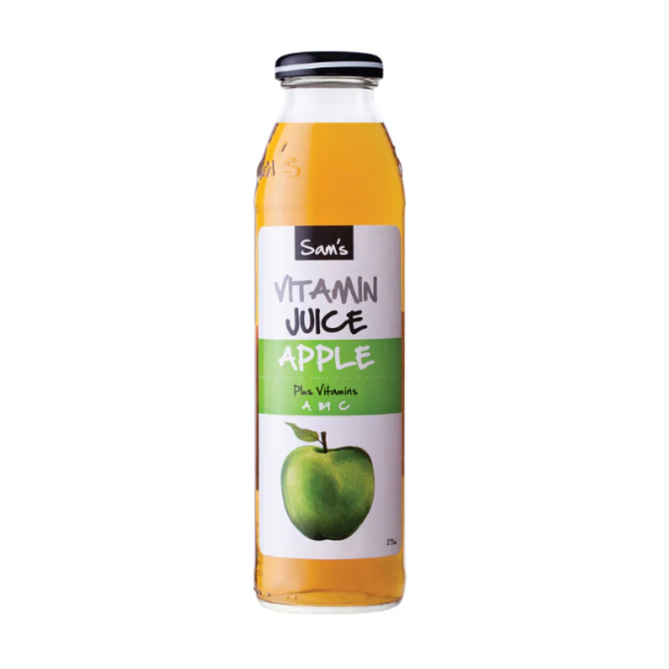 Buy Sam's Vitamin Juice Apple 375ml x12 - MyDeal Australia