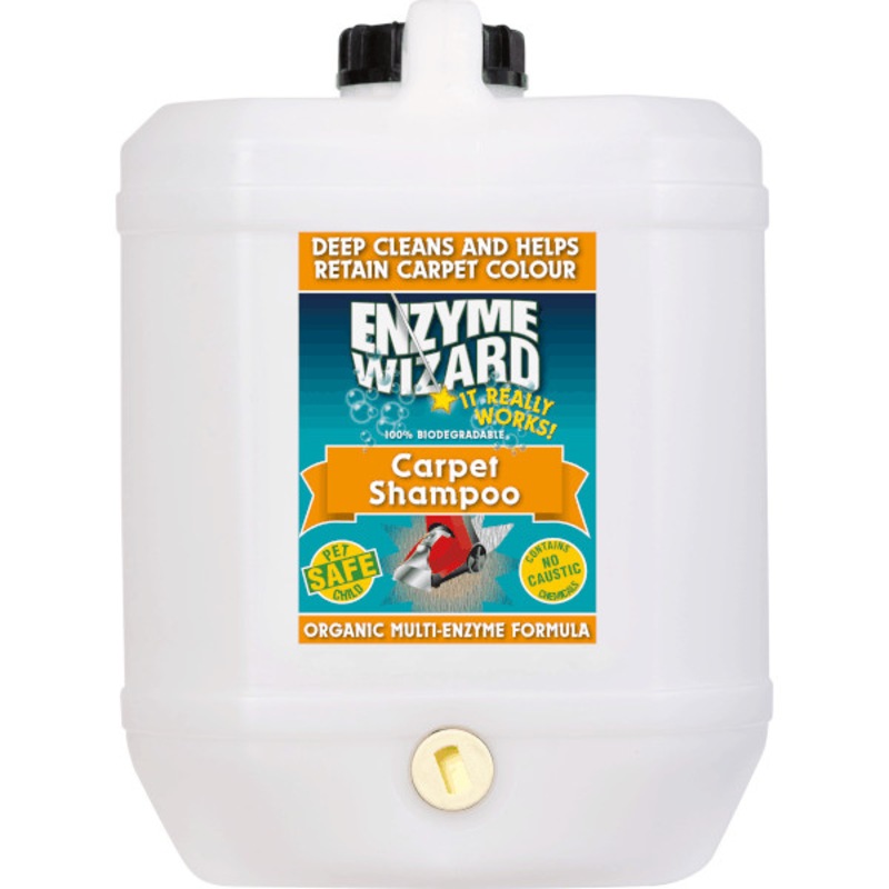 Buy Enzyme Wizard Carpet & Upholstery Cleaner 10 Litre Drum MyDeal