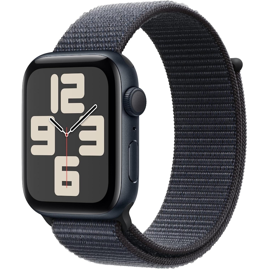 Apple Watch SE 2nd Generation (GPS) 44mm Aluminum Case with Ink Sport Loop - Midnight