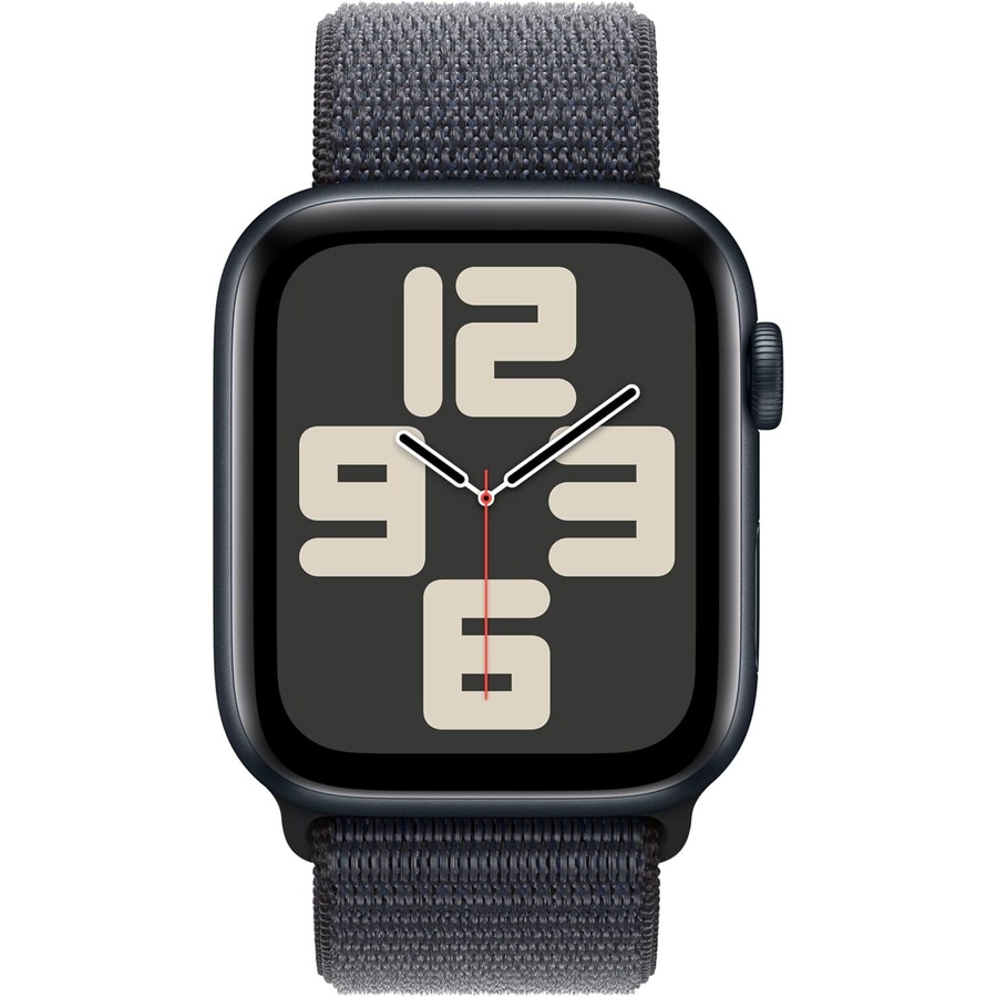 Apple Watch SE 2nd Generation (GPS) 44mm Aluminum Case with Ink Sport Loop - Midnight