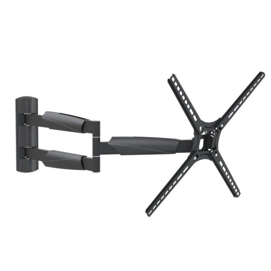 Barkan Full Motion Extra Long TV Wall Mount, 13" - 65" Inch Size, Black