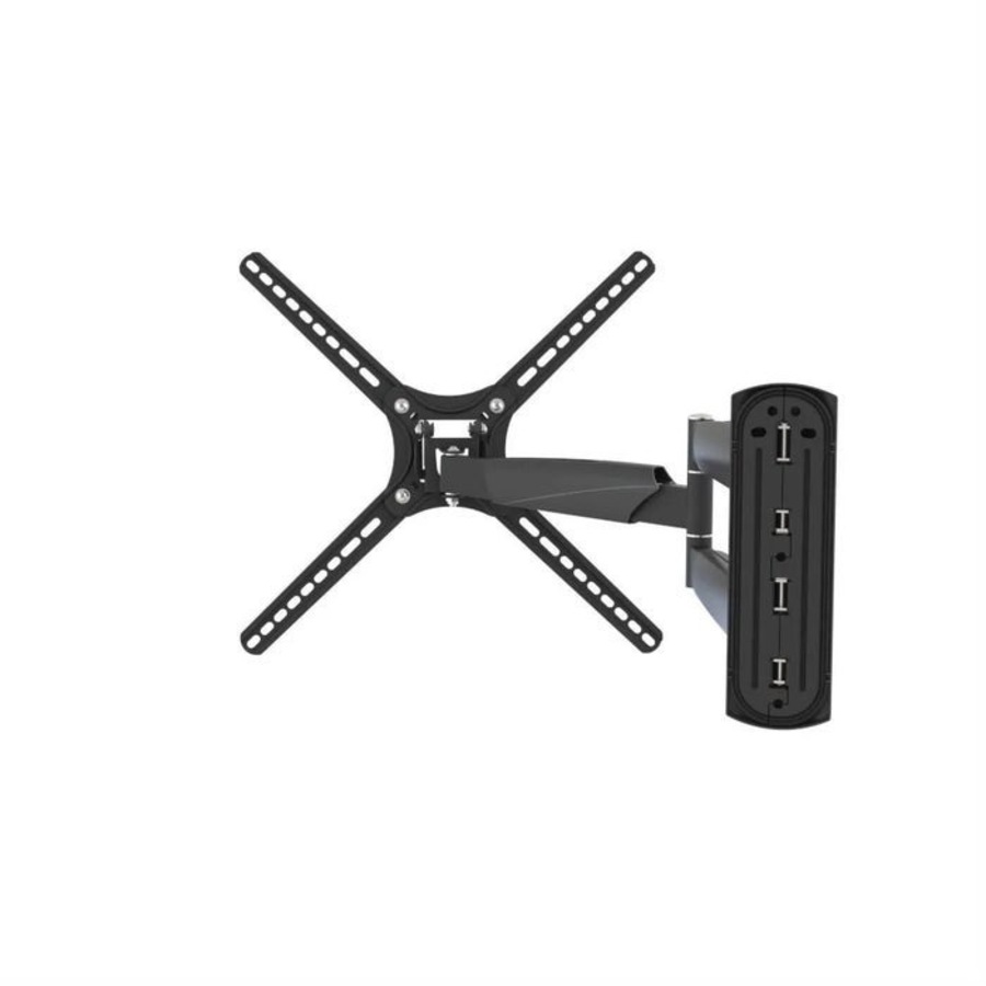 Barkan Full Motion Extra Long TV Wall Mount, 13" - 65" Inch Size, Black