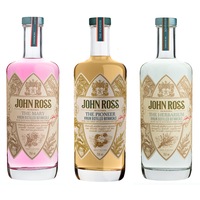 Gift Pack John Ross The Pioneer, The Mary & The Herbarium Gin 0% 3 x 750ml