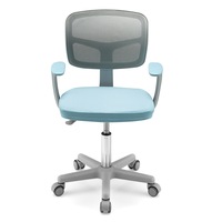 Babyjoy Ergonomic Kids Mesh Desk Chair Height Adjustable Study Computer Chair w/Lumbar Support Blue